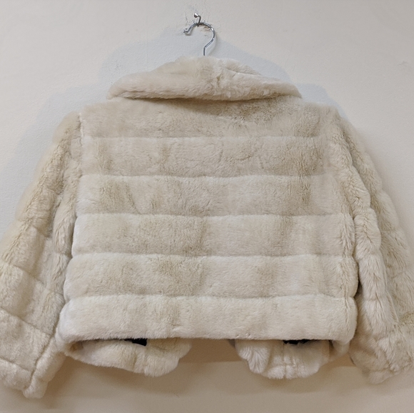 Forever 21 FAUX Fur Dress Jacket (L) - Picture 3 of 5